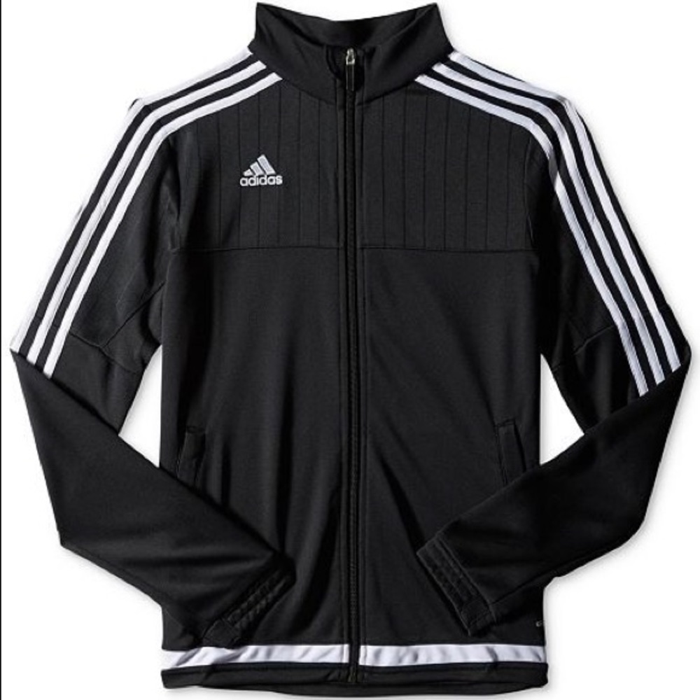 Adidas Womens Soccer Tiro 15 Training Jacket Black